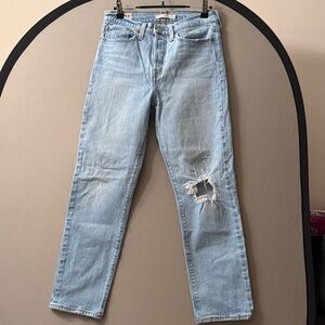 Levi's Light Blue Straight Leg Jeans